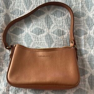 Portland Leather Copper Shoulder Bag with Classic Design